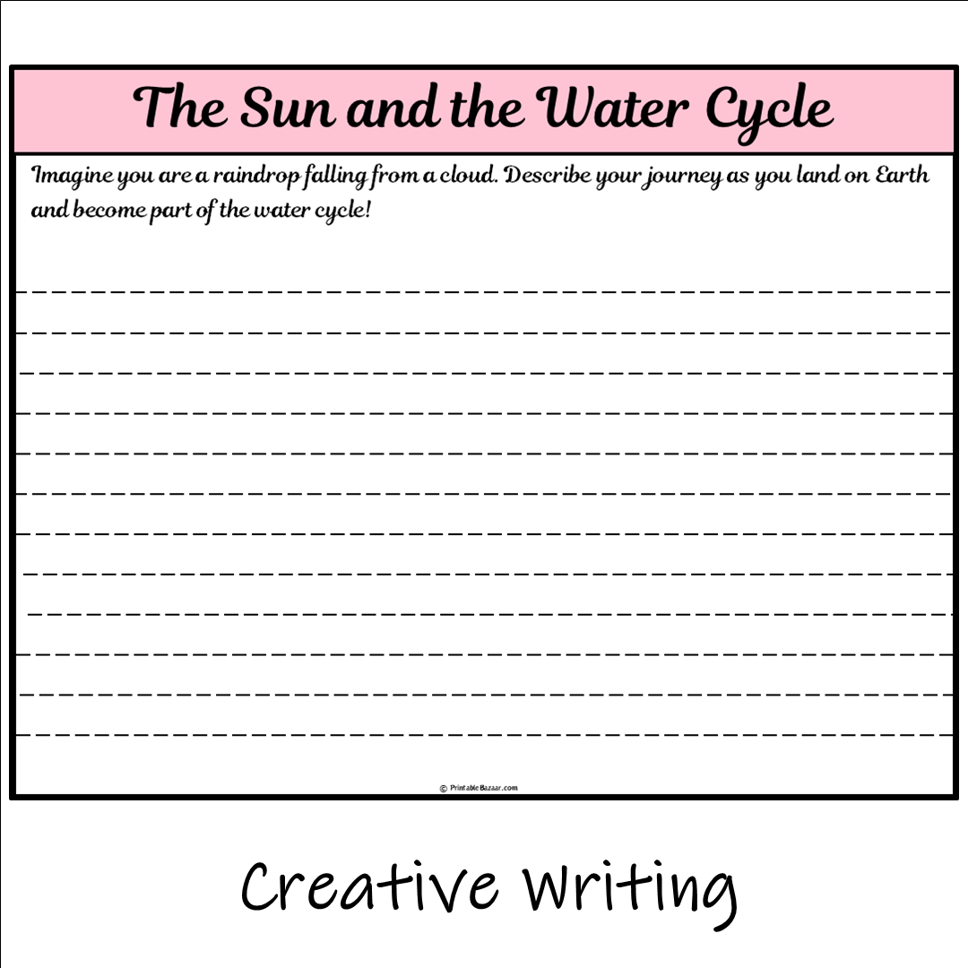 The Sun and the Water Cycle | Main Idea and Supporting Details Reading Passage and Questions