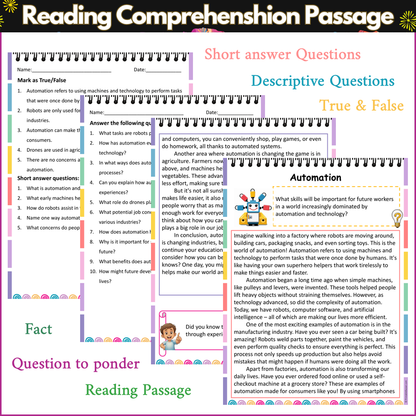 Automation | Reading Comprehension Passage and Questions