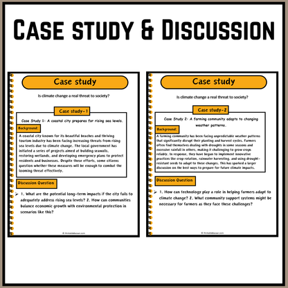 Is climate change a real threat to society? | Debate Case Study Worksheet