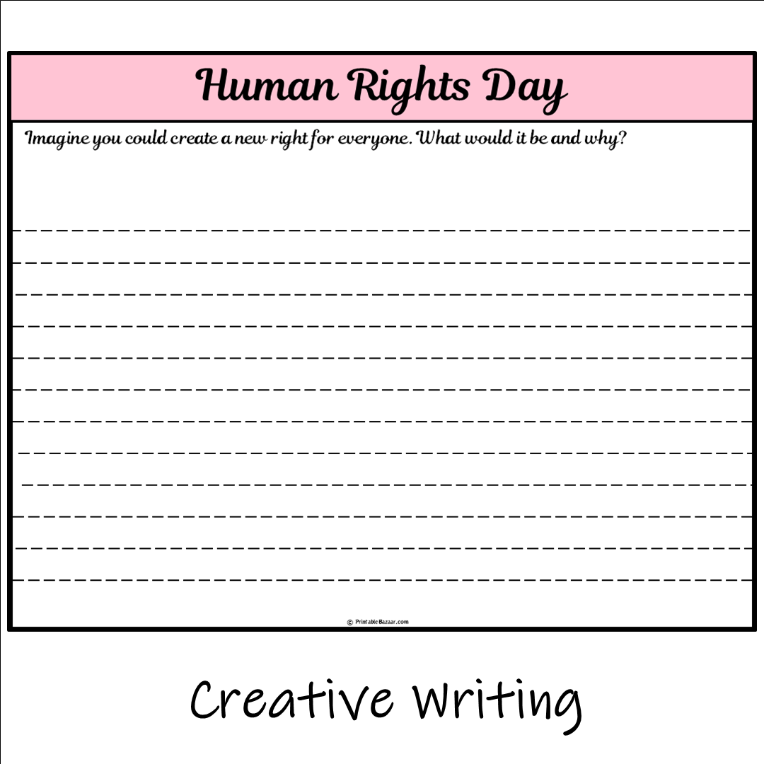 Human Rights Day | Main Idea and Supporting Details Reading Passage and Questions