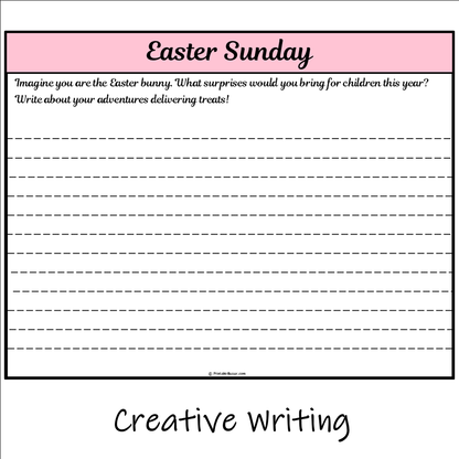 Easter Sunday | Main Idea and Supporting Details Reading Passage and Questions