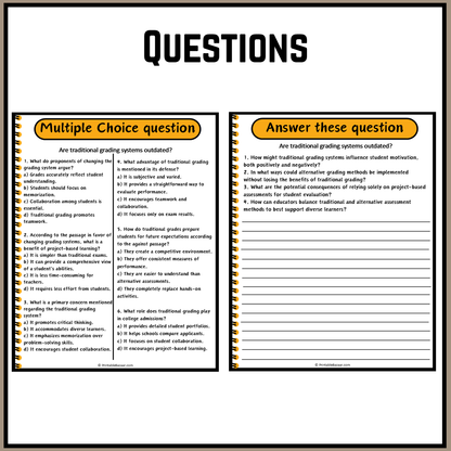 Are traditional grading systems outdated? | Debate Case Study Worksheet