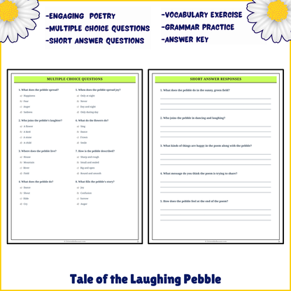 Tale of the Laughing Pebble | Poem Grammar Worksheet Printable Activity