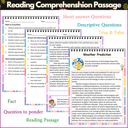 Weather Prediction | Reading Comprehension Passage and Questions