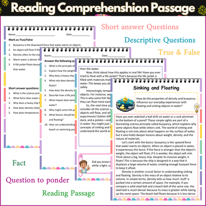 Sinking and Floating | Reading Comprehension Passage and Questions