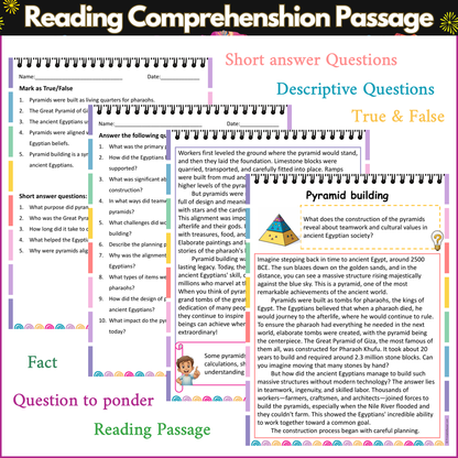 Pyramid building | Reading Comprehension Passage and Questions
