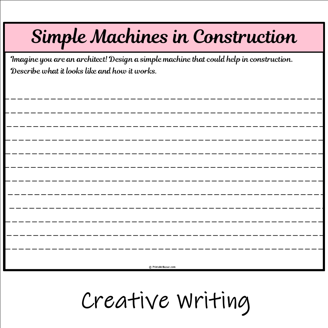 Simple Machines in Construction | Main Idea and Supporting Details Reading Passage and Questions