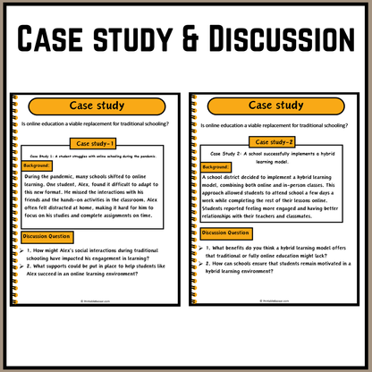 Is online education a viable replacement for traditional schooling? | Debate Case Study Worksheet