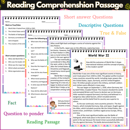 World War II | Reading Comprehension Passage and Questions