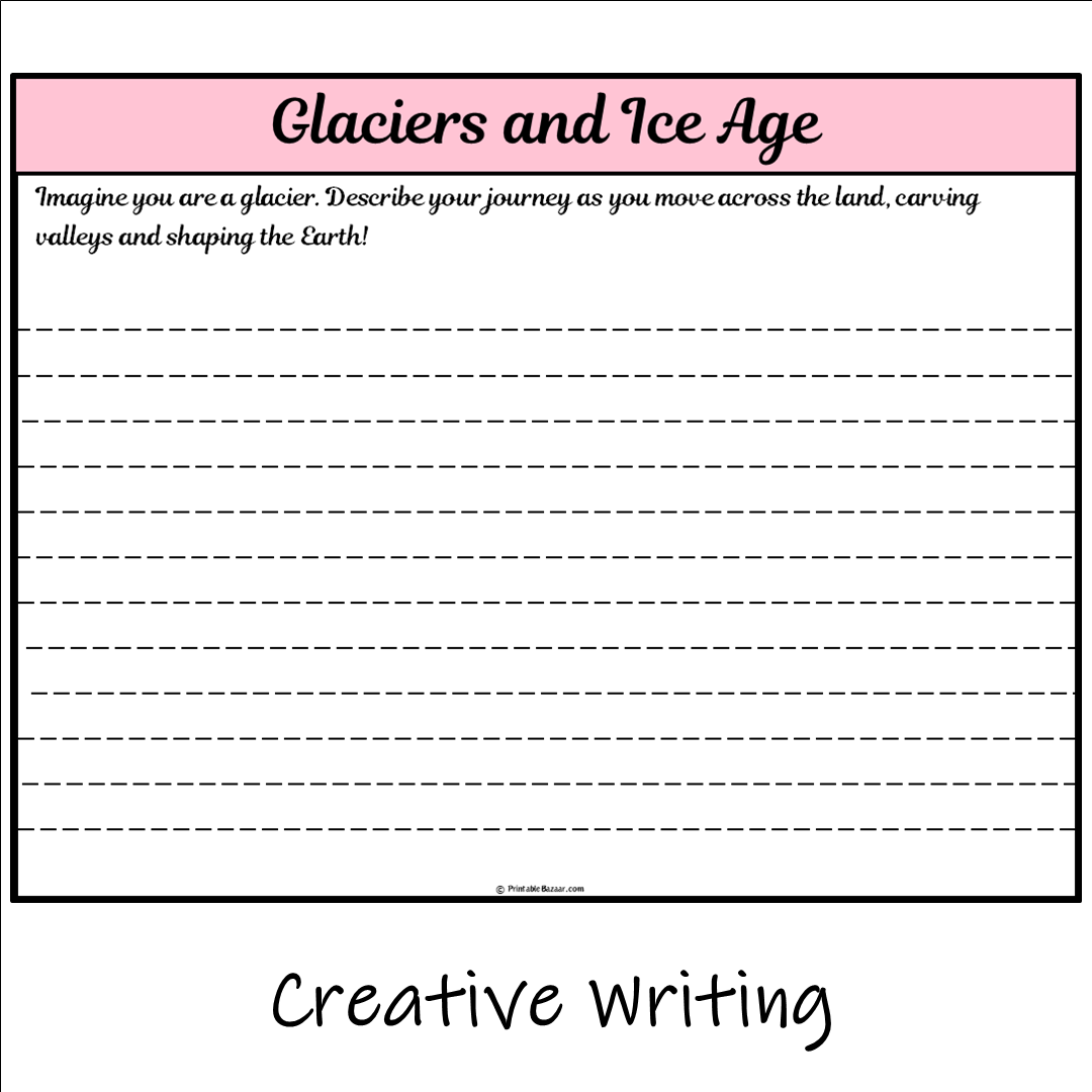 Glaciers and Ice Age | Main Idea and Supporting Details Reading Passage and Questions