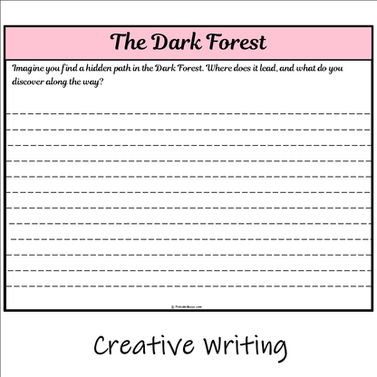 The Dark Forest | Main Idea and Supporting Details Reading Passage and Questions