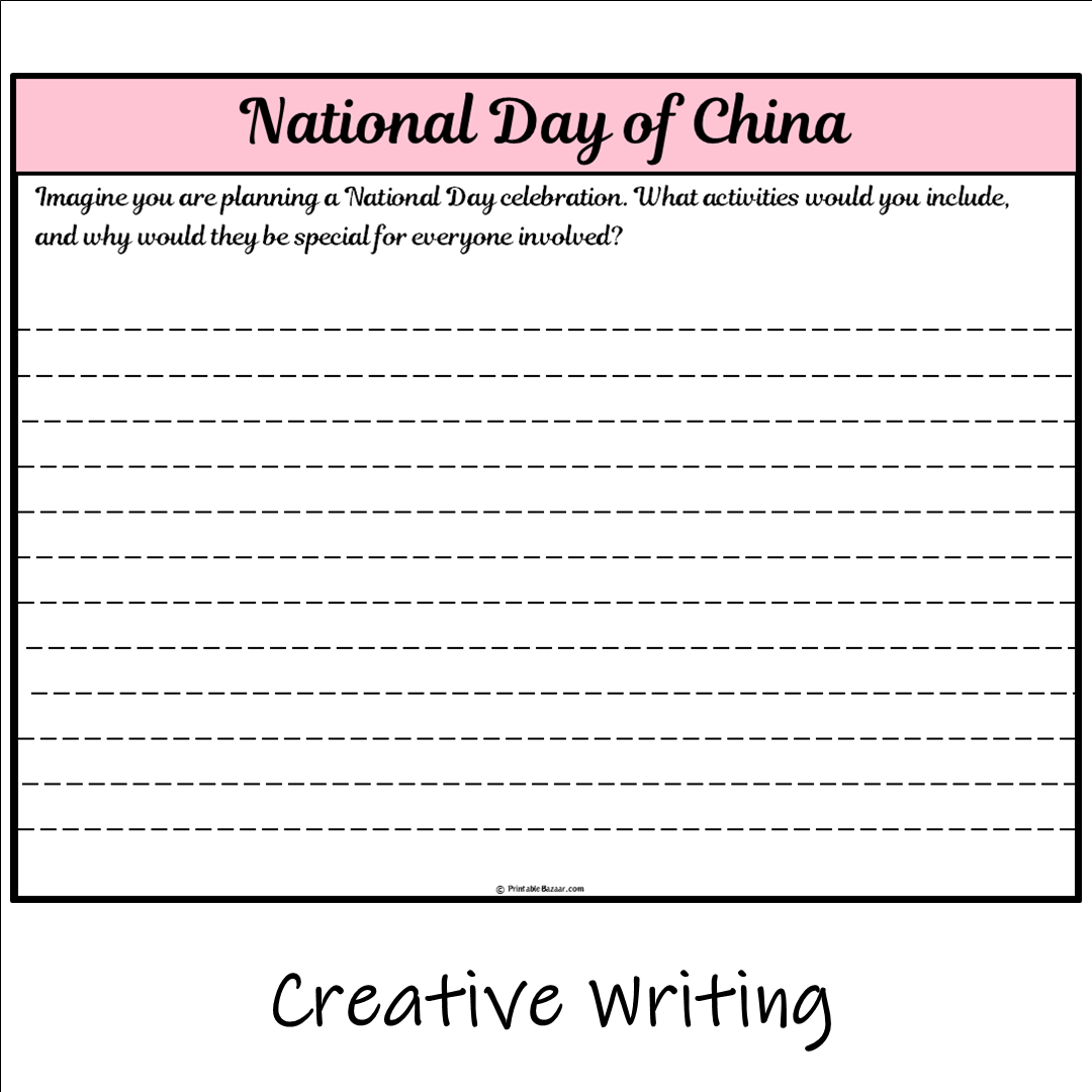 National Day of China | Main Idea and Supporting Details Reading Passage and Questions