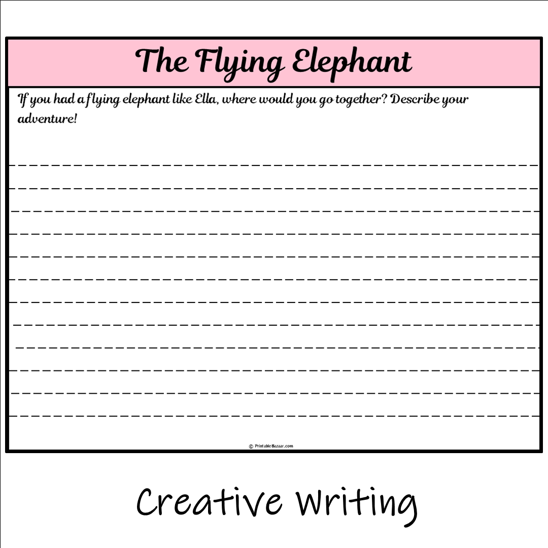 The Flying Elephant | Main Idea and Supporting Details Reading Passage and Questions