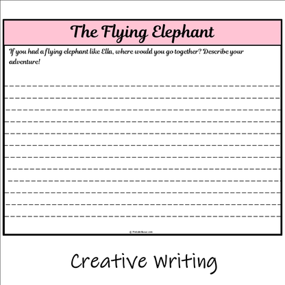 The Flying Elephant | Main Idea and Supporting Details Reading Passage and Questions