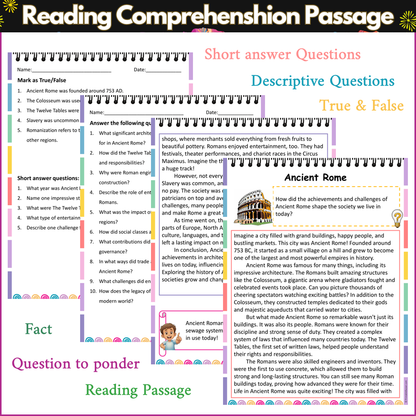 Ancient Rome | Reading Comprehension Passage and Questions