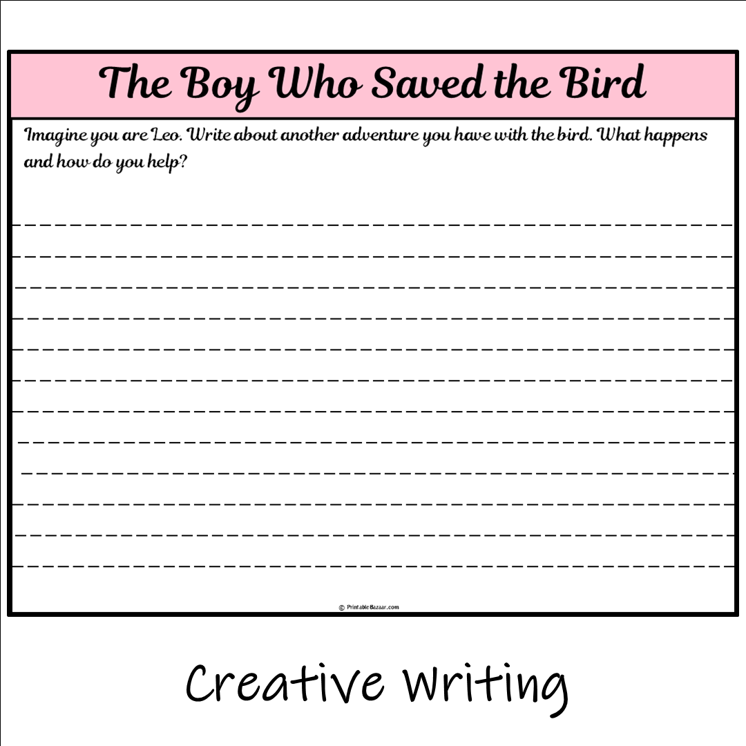 The Boy Who Saved the Bird | Main Idea and Supporting Details Reading Passage and Questions