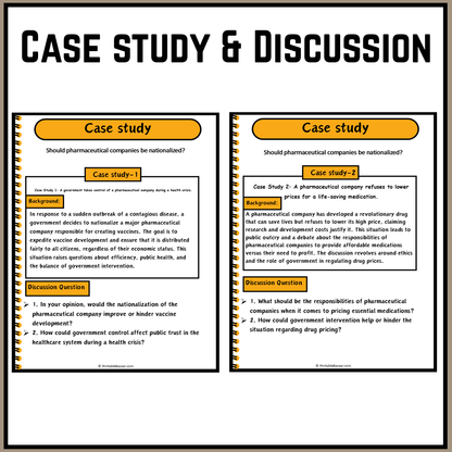 Should pharmaceutical companies be nationalized? | Debate Case Study Worksheet