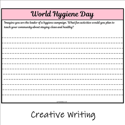 World Hygiene Day | Main Idea and Supporting Details Reading Passage and Questions