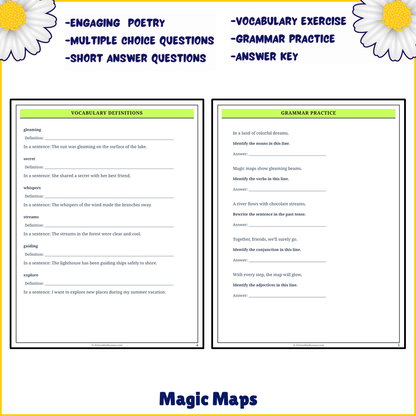 Magic Maps | Poem Grammar Worksheet Printable Activity