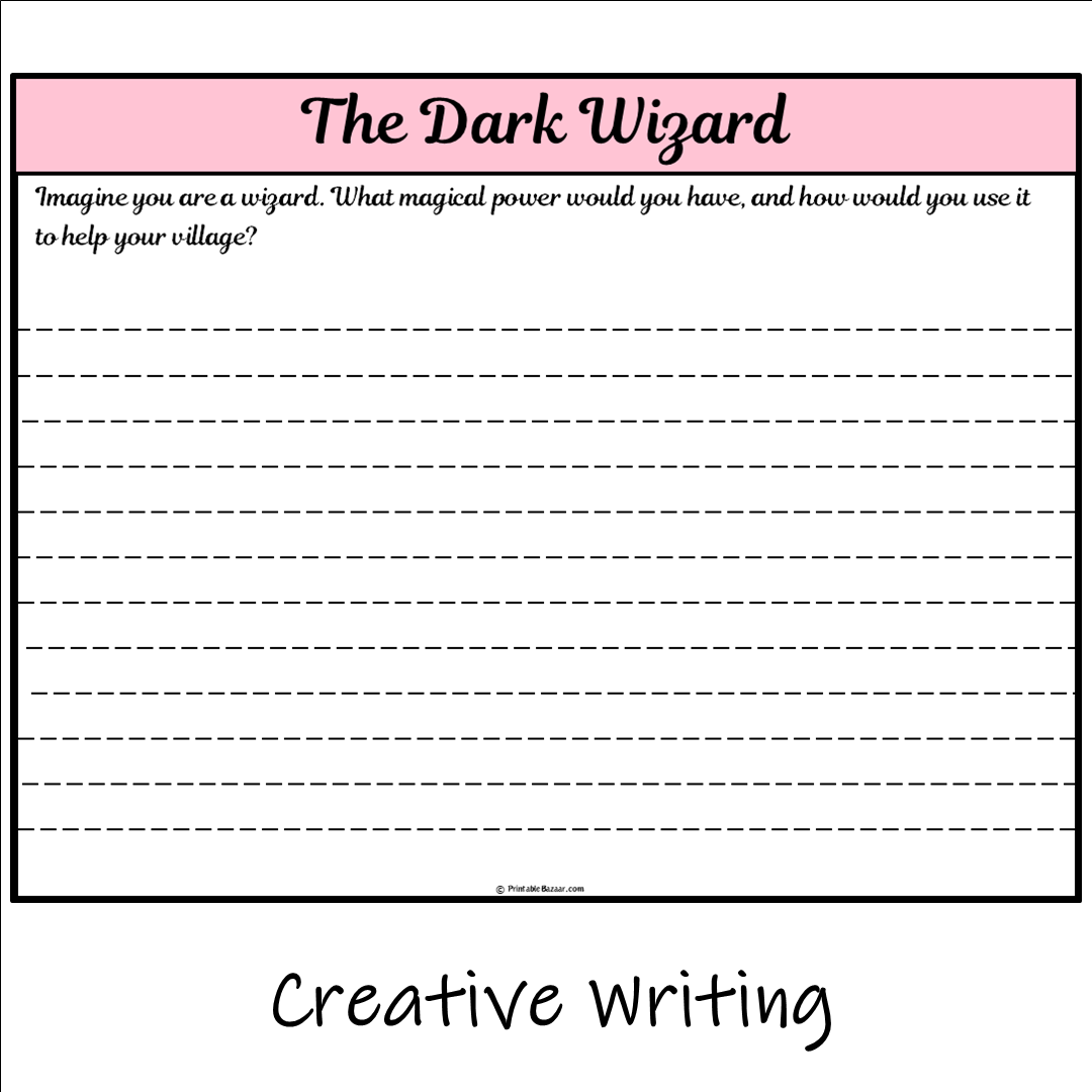 The Dark Wizard | Main Idea and Supporting Details Reading Passage and Questions