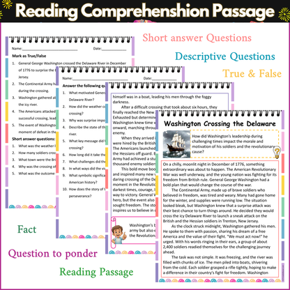 Washington Crossing the Delaware | Reading Comprehension Passage and Questions