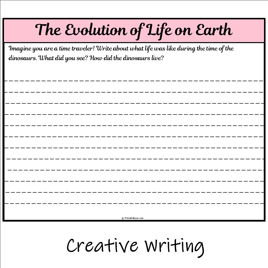 The Evolution of Life on Earth | Main Idea and Supporting Details Reading Passage and Questions