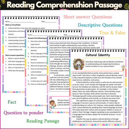 Cultural Identity | Reading Comprehension Passage and Questions