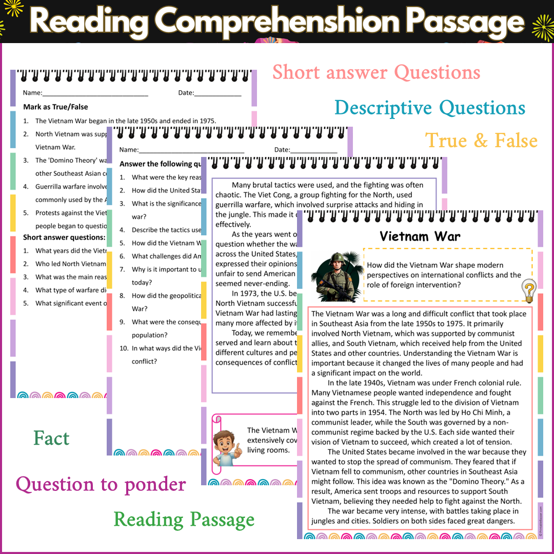 Vietnam War | Reading Comprehension Passage and Questions