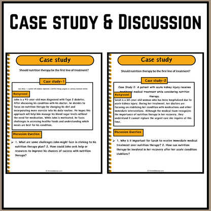 Should nutrition therapy be the first line of treatment? | Debate Case Study Worksheet