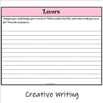 Levers | Main Idea and Supporting Details Reading Passage and Questions