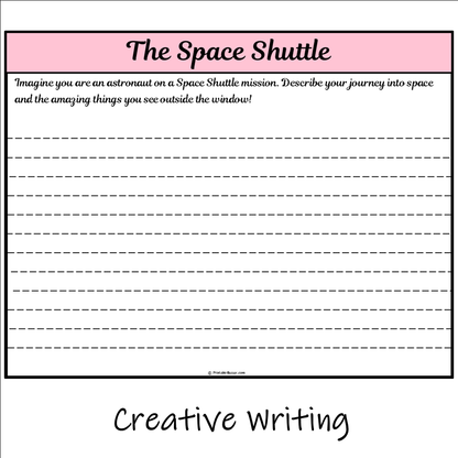 The Space Shuttle | Main Idea and Supporting Details Reading Passage and Questions