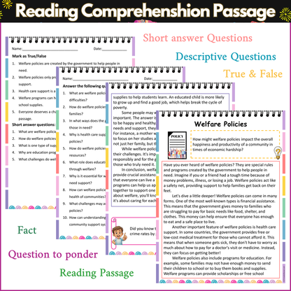 Welfare Policies | Reading Comprehension Passage and Questions