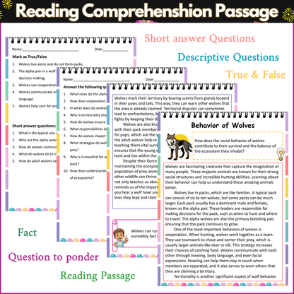 Behavior of Wolves | Reading Comprehension Passage and Questions