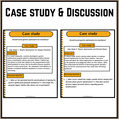 Should human genetic optimization be mandatory? | Debate Case Study Worksheet