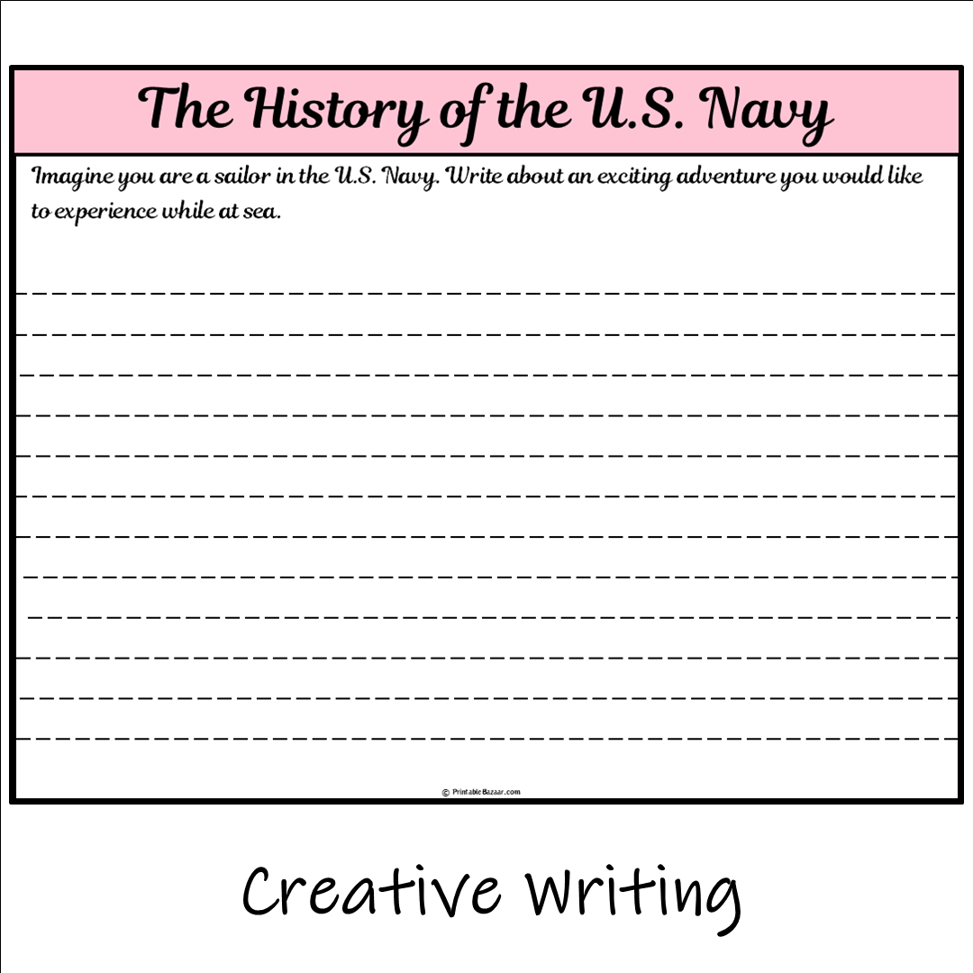 The History of the U.S. Navy | Main Idea and Supporting Details Reading Passage and Questions