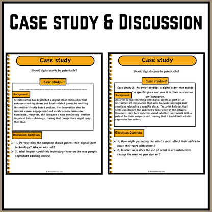 Should digital scents be patentable? | Debate Case Study Worksheet