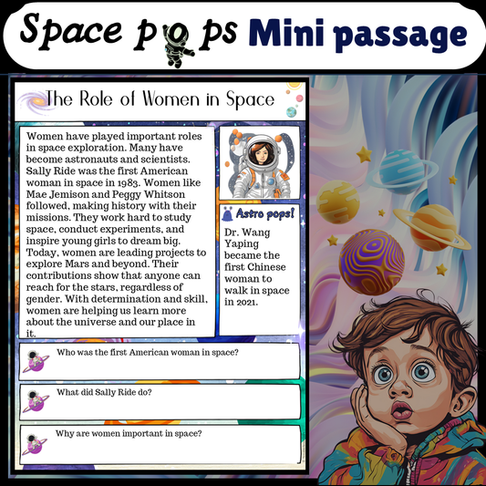 The Role of Women in Space | Space Pops Reading Passage and Questions