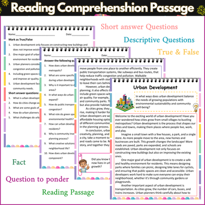 Urban Development | Reading Comprehension Passage and Questions