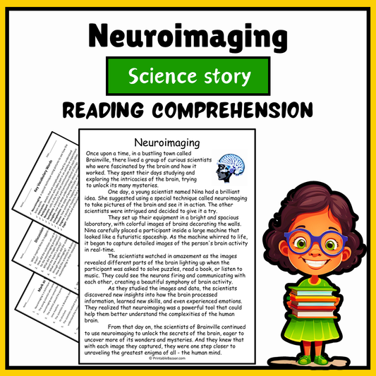 Neuroimaging | Science Story Reading Comprehension Activity