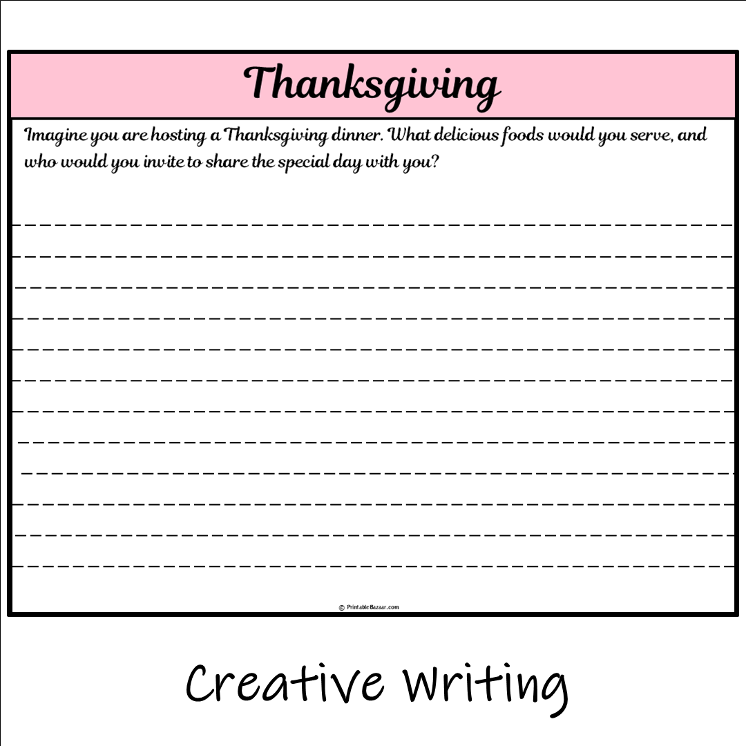 Thanksgiving | Main Idea and Supporting Details Reading Passage and Questions