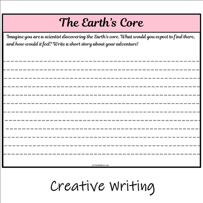 The Earth’s Core | Main Idea and Supporting Details Reading Passage and Questions