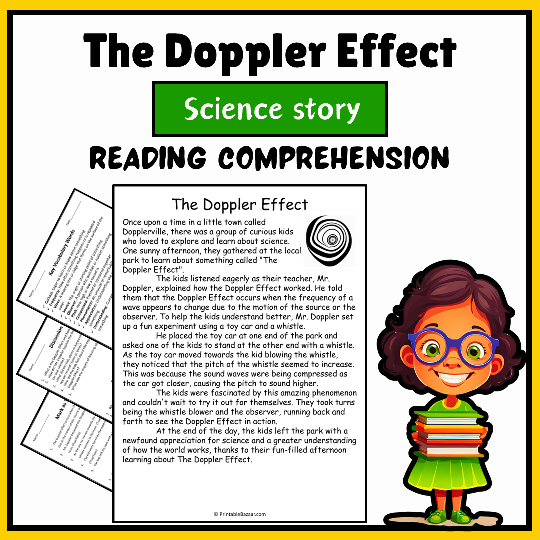 The Doppler Effect | Science Story Reading Comprehension Activity