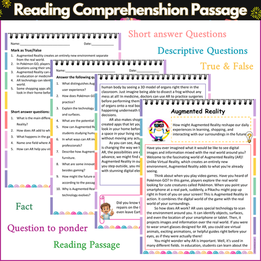 Augmented Reality | Reading Comprehension Passage and Questions