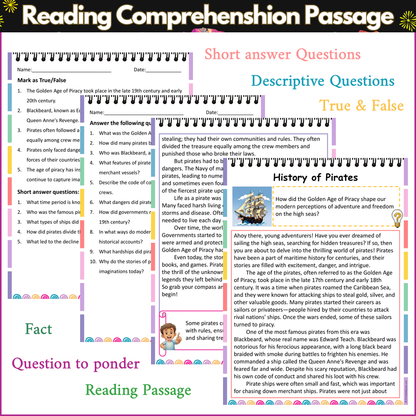 History of Pirates | Reading Comprehension Passage and Questions