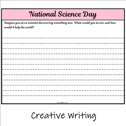 National Science Day | Main Idea and Supporting Details Reading Passage and Questions