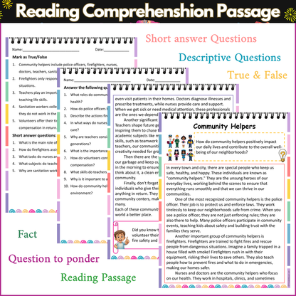 Community Helpers | Reading Comprehension Passage and Questions