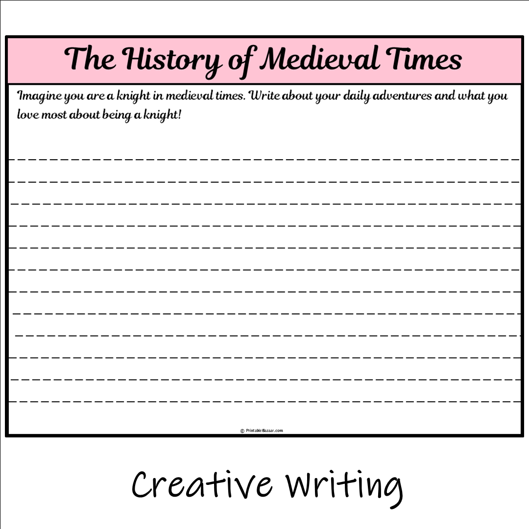 The History of Medieval Times | Main Idea and Supporting Details Reading Passage and Questions