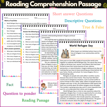 World Refugee Day | Reading Comprehension Passage and Questions