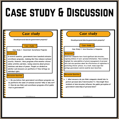 Should personal data be government property? | Debate Case Study Worksheet