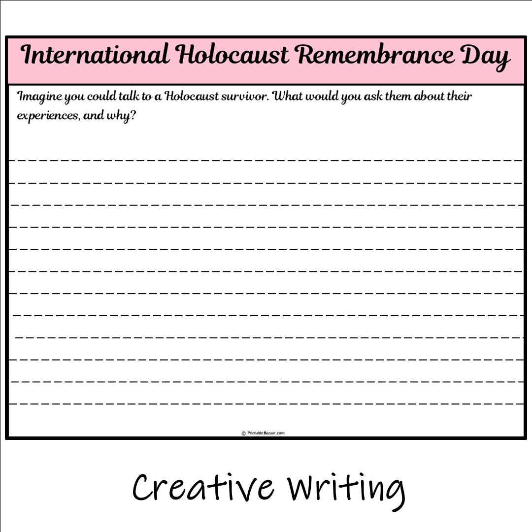 International Holocaust Remembrance Day | Main Idea and Supporting Details Reading Passage and Questions